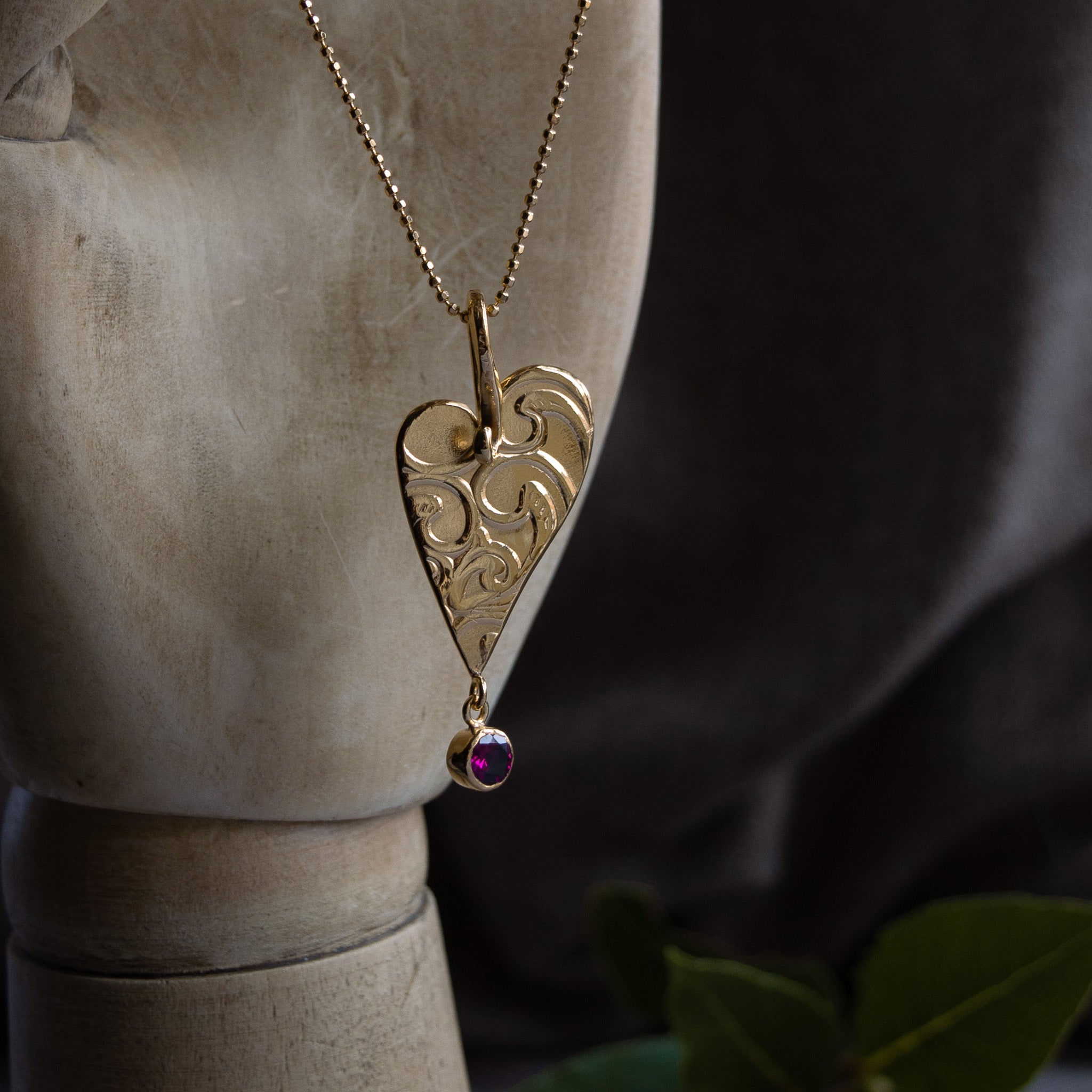 Turquoise, Rhodolite Garnet, Zircon and Enamel hotsell Pendant in Sterling Silver With Silver Chain in Rose Gold Rhodium